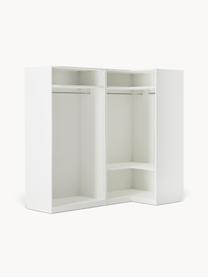 Armoire d'angle modulaire Charlotte, larg. 215 cm, plusieurs variantes, Blanc, Basic Interior : larg. 215 x haut. 200 cm, avec module d'angle