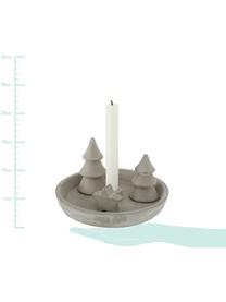 Set candelabro Bolek, 4 pzas., Cemento, Gris, Ø 20 x Al 11 cm