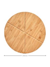 Bambus Pizza-Set Italiana, 2-tlg., Ø 32 cm, Bambú, metal, Ø 32 cm