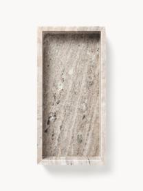 Vassoio decorativo piccolo in marmo Venice, Marmo, Beige, marmorizzato, Larg. 30 x Prof. 15 cm