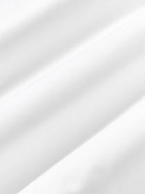 Housse de couette en coton avec volants et ourlet brodé Atina, Lilas, blanc, larg. 200 x long. 200 cm