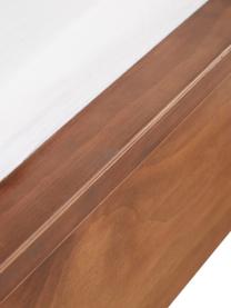 Houten bed Windsor van massief grenenhout, Massief grenenhout, FSC-gecertificeerd, Grenenhout, donker, B 140 x L 200 cm