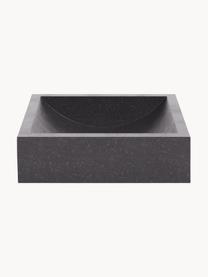 Umywalka nablatowa z lastryko Kuveni, Lastryko, Czarny o wyglądzie lastryko, S 45 x G 40 cm