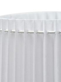 Lámpara de mesa grande Ribe, Pantalla: tela, metal, Cable: cubierto en tela, Ocre, blanco, Ø 28 x Al 55 cm