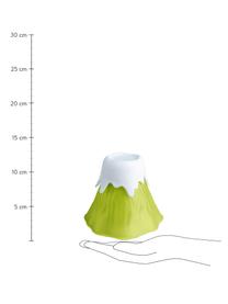Limpiador de microondas Volcano, Plástico, polipropileno, Verde, blanco, Ø 14 x Al 13 cm
