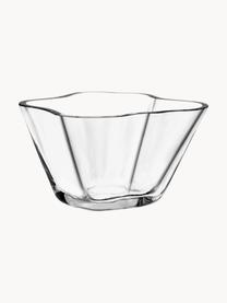 Petite coupe décorative Aalto, Verre, Transparent, Ø 15 x haut. 8 cm