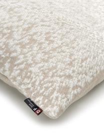 Federa arredo con gradiente crema/beige Deco, 85% cotone, 15% poliacrilico, Bianco, beige, Larg. 50 x Lung. 50 cm