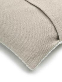 Housse de coussin 50x50 Deco, Blanc, beige