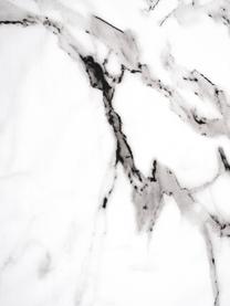 Povlečení z bavlněného perkálu s mramorovaným vzorem Malin, Světle šedá, černá s mramorovým vzorem, 200 x 200 cm + 2 polštáře 80 x 80 cm