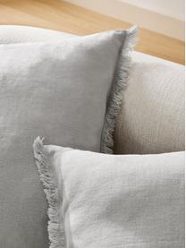 Housse de coussin pur lin avec franges Luana, 100 % pur lin

Le lin est naturellement doté d'un toucher plutôt rugueux et d'un aspect froissé
Sa résistance élevée au accrocs lui confère robustesse et longévité, Gris clair, larg. 40 x long. 40 cm