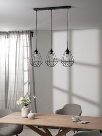 Hanglamp Wire, Zwart, B 75 x H 25 cm