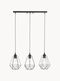 Hanglamp Wire, Zwart, B 75 x H 25 cm