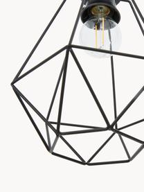 Lámpara de techo Wire, Anclaje: metal, Cable: plástico, Negro, An 75 x Al 25 cm