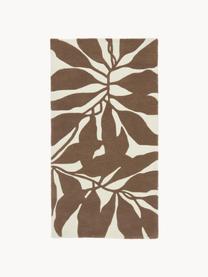 Tapis en laine tufté main Lando, 100 % laine

Les tapis en laine peuvent perdre des fibres lors des premières semaines et des peluches peuvent se former, ce phénomène est naturel et diminue à mesure de votre usage et du temps, Brun, blanc crème, larg. 80 x long. 150 cm (taille XS)