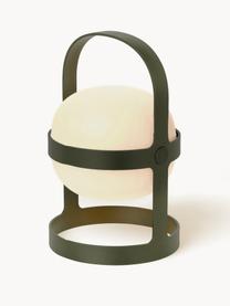 Lampe solaire mobile Soft Spot, Vert olive, Ø 12 x haut. 19 cm