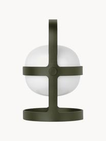 Prenosná solárna lampa Soft Spot, Olivovozelená, Ø 12 x V 19 cm