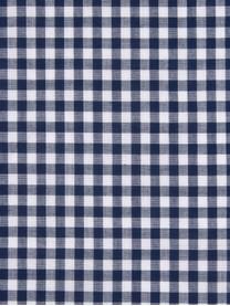 Baumwoll-Kissenbezug Scotty, kariert, 50 x 70 cm, Baumwolle, Blau/Weiss, B 50 x L 70 cm