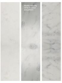 Marmor-Beistelltische Blake, 2er-Set, Weiß, marmoriert, Goldfarben, Set mit verschiedenen Größen
