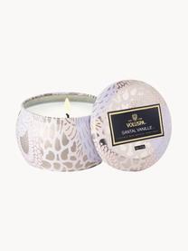 Candela profumata fatta a mano Japonica Collection (Santal, Vaniglia Bourbon e Oud), Contenitore: metallo rivestito, Santal, Vaniglia Bourbon Francese e Oud, Larg. 8 x Alt. 5 cm