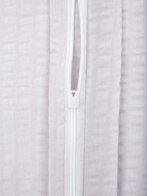 Pościel z kory Wave, Jasny lilak, 155 x 220 cm + 1 poduszka 80 x 80 cm