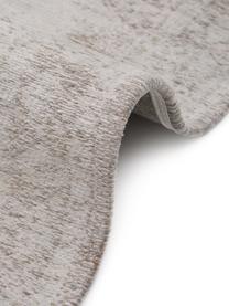 Alfombra de chenilla Medaillon, Chenilla (100% algodón), Gris claro, An 230 x L 330 cm (Tamaño L)