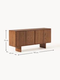 Sideboard Chandler aus Eichenholz, Massives Eichenholz, lackiert

Dieses Produkt wird aus nachhaltig gewonnenem, FSC®-zertifiziertem Holz gefertigt., Eichenholz, B 165 x H 75 cm