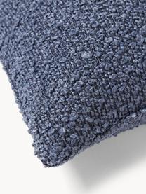 XL Kissen Bellamie, Bouclé Graublau, B 30 x L 115 cm