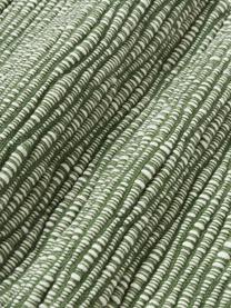 Geborduurde wollenkussenhoes Jaira, Groen, B 50 x L 50 cm