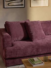 Ecksofa Tribeca, Bezug: 100 % Polyester Der strap, Gestell: Buchenholz, Kiefernholz, , Webstoff Aubergine, B 274 x T 192 cm, Eckteil rechts