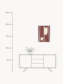 Plakat SDO 03, 210 g matowy papier, druk cyfrowy w 10 kolorach odpornych na promieniowanie UV, Bordowy, jasny beżowy, jasny niebieski, S 30 x W 40 cm