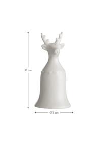 Zvonček z porcelánu Needa, Porcelán, Biela, Ø 7 x V 15 cm