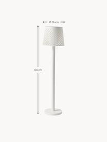 Solární LED lampa Greta 5in1, Umělá hmota, Bílá, Ø 16 cm, V 64 cm