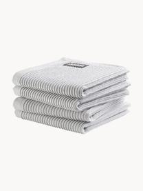 Čistiace obrúsky Basic Clean, 4 ks, Bavlna, Svetlosivá, Š 30 x D 30 cm