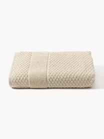 Asciugamano con motivo a nido d'ape in varie misure Katharina, Beige, Asciugamano, Larg. 50 x Lung. 100 cm, 2 pz