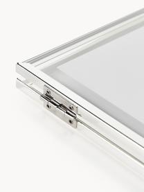 Doppel-Bilderrahmen Kleio, Rahmen: Metall, beschichtet, Silberfarben, 10 x 15 cm