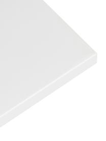 Tavolino da giardino in metallo Kelsie, Acciaio verniciato, Bianco, Larg. 70 x Alt. 70 cm
