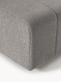 Bouclé-Eckmodul Lena, Bezug: Bouclé (93 % Polyester, 6, Gestell: Buchenholz, Spanplatte, H, Bouclé Grau, B 106 x T 106 cm, Eckteil links