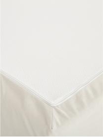 Premium Samt-Boxspringbett Lacey, Matratze: 7-Zonen-Taschenfederkern , Beige, 200 x 200 cm