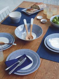 Piatto da colazione in porcellana Pacific Blue, Porcellana, Punteggiato, Ø 24 cm