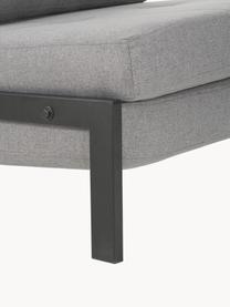 Sillón cama Edward, plegable, Tapizado: 100% poliéster Alta resis, Tejido gris claro, An 96 x F 98 cm