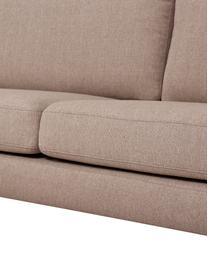 Ecksofa Cucita (4-Sitzer), Bezug: Webstoff (100% Polyester), Gestell: Massives Kiefernholz, FSC, Füße: Metall, lackiert, Webstoff Beige, B 302 x T 163 cm, Eckteil links