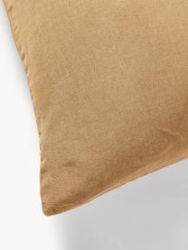 Funda de almohada de lino lavado Airy, 100% lino con certificado European Flax
Densidad de hilo 165 TC

El lino es una fibra natural que se caracteriza por su transpirabilidad, durabilidad y suavidad. El lino es un material refrescante, absorbe la humedad intercambiándola con el ambiente, que lo hace ideal para las temperaturas altas.

El material utilizado en este producto ha sido probado contra sustancias nocivas y está certificado según STANDARD 100 por OEKO-TEX®, 137, CITEVE., Marrón claro, An 45 x L 110 cm