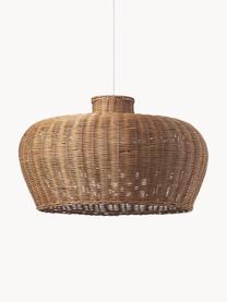 Hanglamp Krisa van rotan, Metaal, rotan, Bruin, Ø 35 x H 46 cm