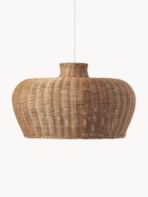 Lampada a sospensione in rattan Krisa, Metallo, rattan, Marrone, Larg. 50 x Alt. 150 cm