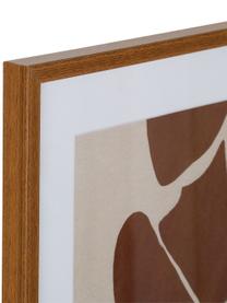 Impresión digital enmarcada Femme, Marrón, An 52 x Al 72 cm
