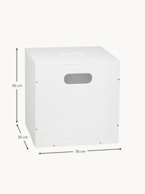 Boîte de rangement en bois Cube, Placage bouleau, laqué

Ce produit est fabriqué à partir de bois certifié FSC® et issu d'une exploitation durable, Blanc, larg. 36 x prof. 36 cm