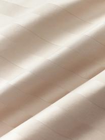 Pościel z satyny bawełnianej Willa, Taupe, S 200 x D 200 cm + 2 poduszki 80 x 80 cm