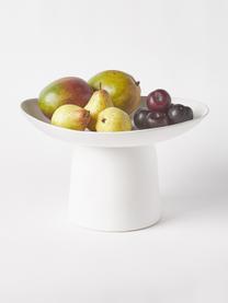 Dekorativní mísa Lou, V 22 cm, Kamenina, Bílá, Š 35 cm, V 22 cm