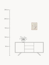 Stampa digitale incorniciata New level, Immagine: cartoncino pressato duro, Cornice: legno di quercia, Beige chiaro, torrone, Larg. 30 x Alt. 40 cm