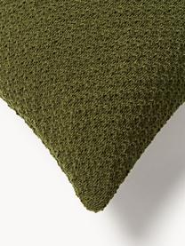 Housse de coussin 60x60 en chenille Everly, 100 % polyester (recyclé), certifié GRS

Le matériau est certifié selon STANDARD 100 by OEKO-TEX®, 11.HIN.00050, Vert foncé, larg. 50 x long. 50 cm